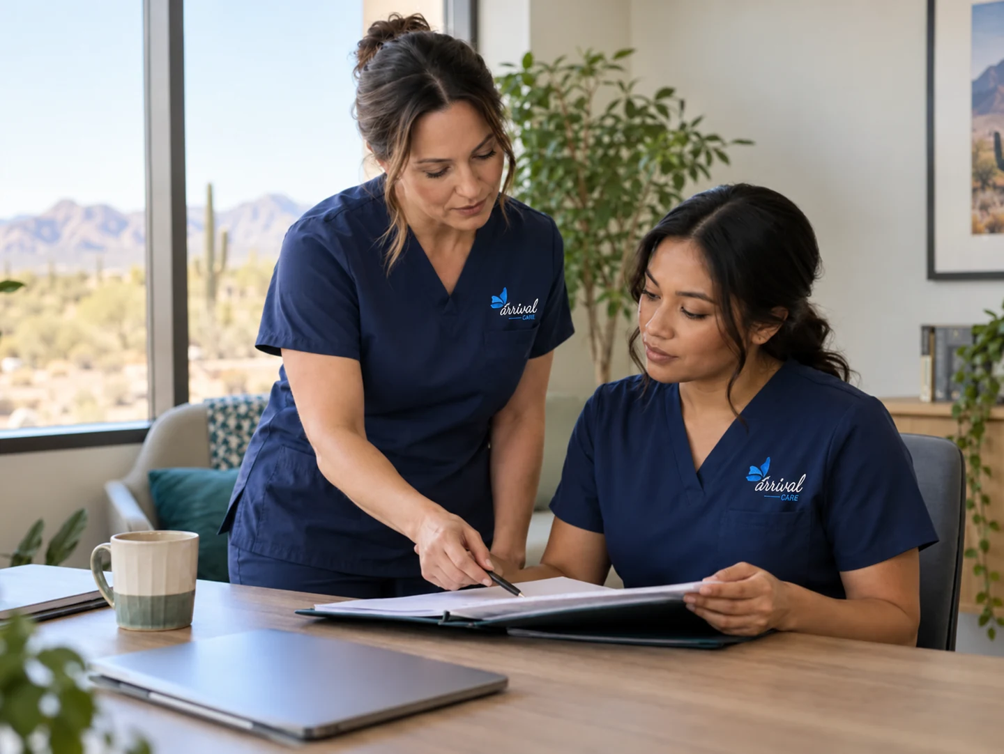 Arrival Care nurse providing personalized care to a patient